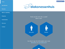 Tablet Screenshot of diakonessenhuis.org